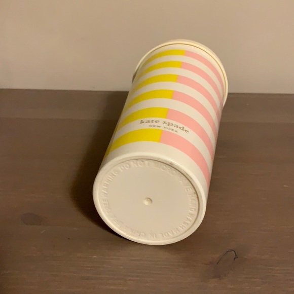 Kate Spade Nineties Inspired Pastel Striped Plastic Tumbler - Picture 7 of 9